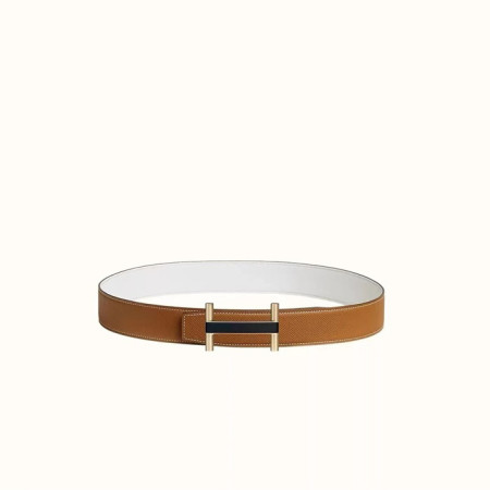 에르메스 남성 브릿지 버클 리버서블 벨트 - Hermes Mens Brigde Buckle Reversible Belt - bel323x