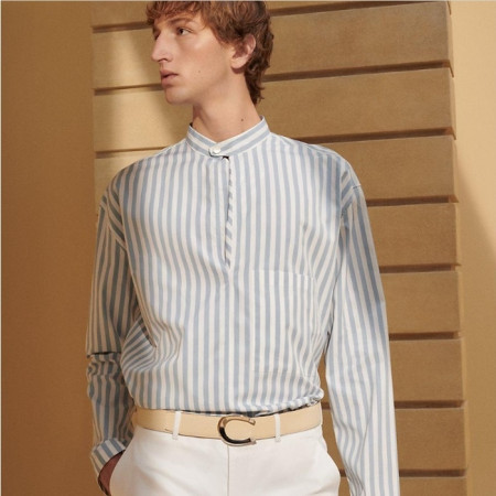 에르메스 남성 럭키 버클 리버서블 벨트 - Hermes Mens Luck Buckle Reversible Belt - bel327x