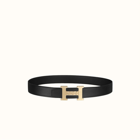 에르메스 남성 H Gourmette 버클 리버서블 벨트 - Hermes Mens H Gourmette Buckle Reversible Belt - bel339x