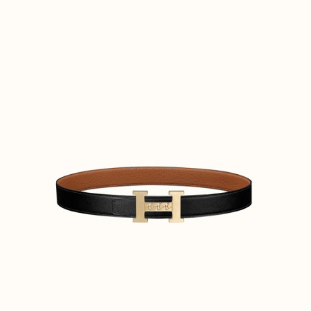 에르메스 남성 H Gourmette 버클 리버서블 벨트 - Hermes Mens H Gourmette Buckle Reversible Belt - bel341x