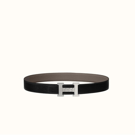 에르메스 남성 H Gourmette 버클 리버서블 벨트 - Hermes Mens H Gourmette Buckle Reversible Belt - bel342x