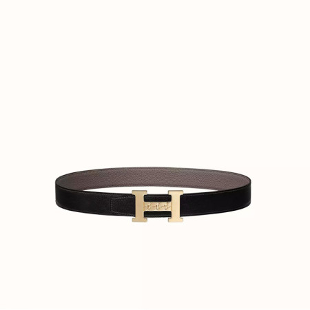 에르메스 남성 H Gourmette 버클 리버서블 벨트 - Hermes Mens H Gourmette Buckle Reversible Belt - bel343x