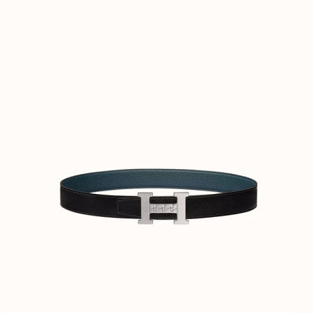 에르메스 남성 H Gourmette 버클 리버서블 벨트 - Hermes Mens H Gourmette Buckle Reversible Belt - bel344x