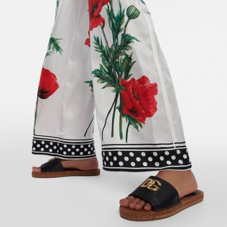 돌체앤가바나 여성 비치 슬라이더 샌들 - Dolce&Gabbana Womens Beach Slider Sandals - dos6112x