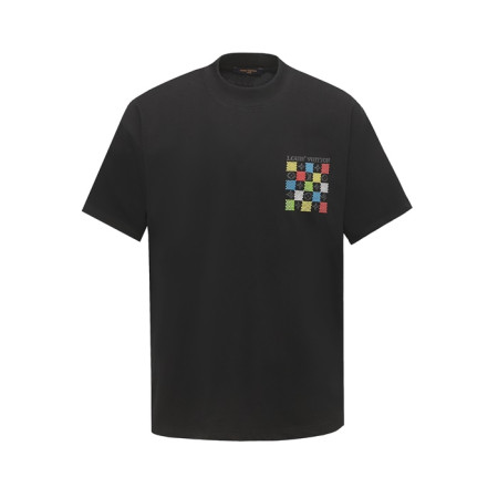 루이비통 남성 라운드 반팔 티셔츠 - Louis vuitton Mens Round Tshirt - lvc7360x