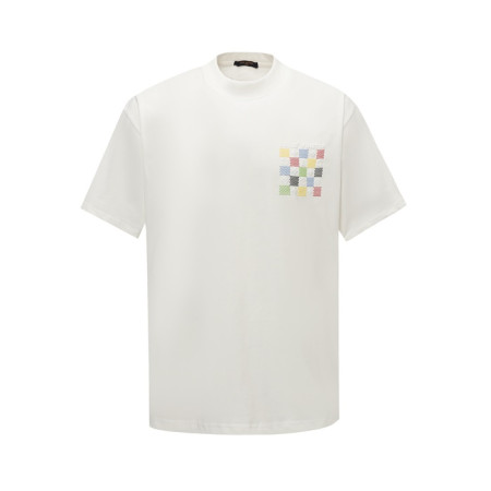 루이비통 남성 라운드 반팔 티셔츠 - Louis vuitton Mens Round Tshirt - lvc7361x
