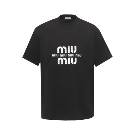 미우미우 남성 라운드 반팔 티셔츠 - Miumiu Mens Round Tshirt - mic7366x