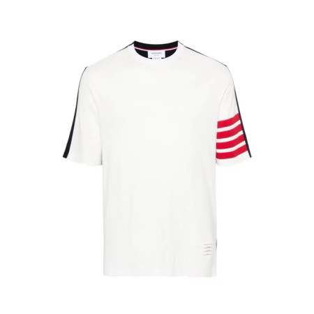 톰브라운 남성 라운드 반팔티 - Thom Browne Mens Round Tshirts - thc7369x