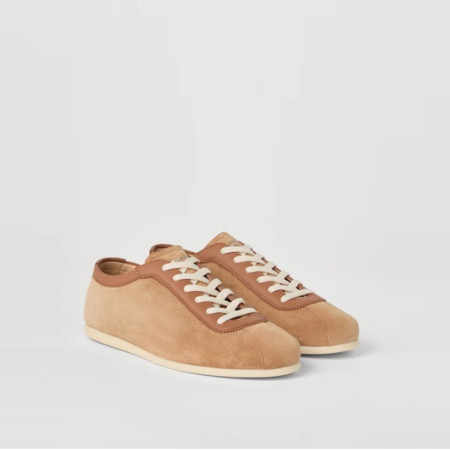 브루넬로쿠치넬리 남성 스웨이드 스니커즈 - Brunello Cucinelli Mens Suede Sneakers - brs6124x