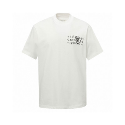 메종 마르지엘라 남성 라운드 반팔 티셔츠 - Maison Margiela Mens Round Tshirt - mac7376x
