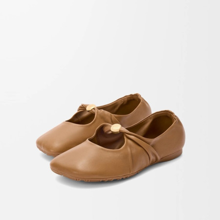 로에베 여성 페블 소프트 발레리나 슈즈 - Loewe Womens Pebble Soft Ballerina Shoes - los6218x