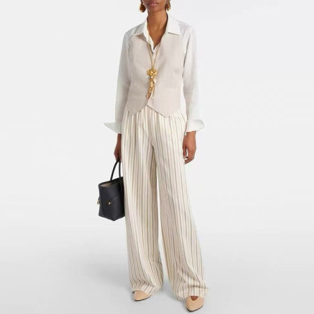 막스마라 여성 브이넥 베스트 - Maxmara Womens V-neck Vest - mac7441x