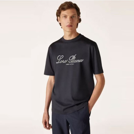 로로피아나 남성 라운드 반팔티 - Loro Piana Mens Round Tshirt - lpc7452x