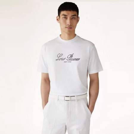 로로피아나 남성 라운드 반팔티 - Loro Piana Mens Round Tshirt - lpc7453x