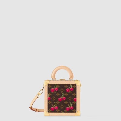 루이비통 여성 LV x TM 미니 스퀘어 트렁크 체리 M14040 - Louis vuitton Womens LV x TM Mini Square Trunk Cherry - lvb5960x