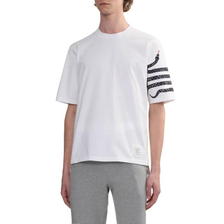 톰브라운 남성 라운드 반팔티 - Thom Browne Mens Round Tshirts - thc7519x