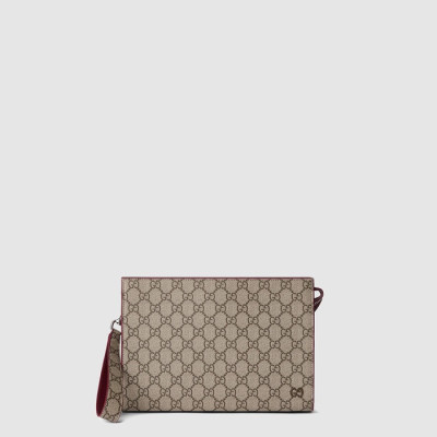 구찌 남성 바이컬러 GG 파우치 - Gucci Mens Bicolor GG pouch - gub6019x