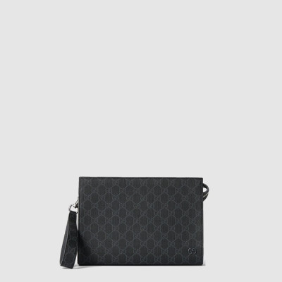 구찌 남성 바이컬러 GG 파우치 - Gucci Mens Bicolor GG pouch - gub6020x