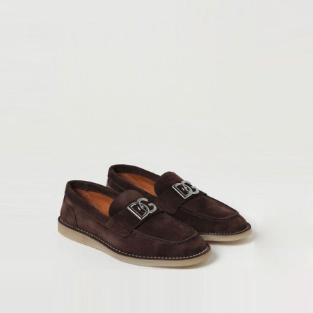 돌체앤가바나 남성 뉴플로리오 러버솔 스웨이드 로퍼 - Dolc&Gabbana Mens New Florio Loafer - dos6238x