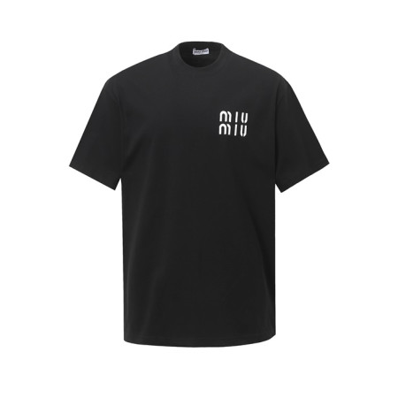미우미우 남성 라운드 반팔 티셔츠 - Miumiu Mens Round Tshirt - mic7570x