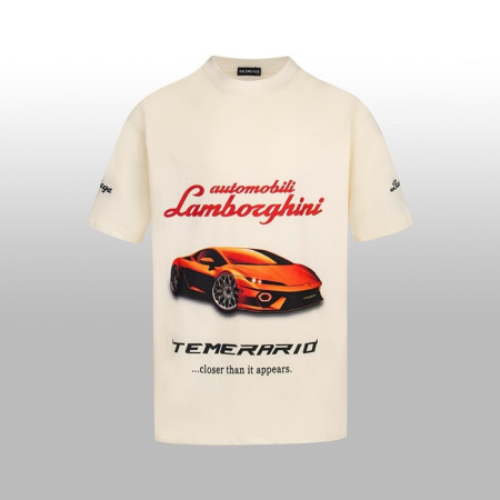 발렌시아가 남성 라운드 반팔 티셔츠 - Balenciaga Mens Round Tshirt - bac7582x