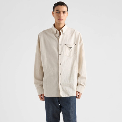 프라다 남성 클래식 셔츠 - Prada Mens Classic Shirts - prc7668x