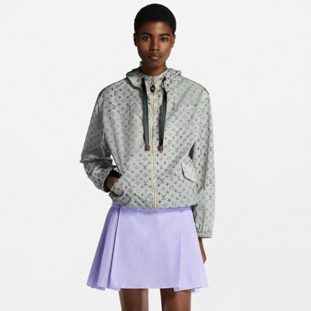 루이비통 여성 모노그램 후디드 파카 - Louis vuitton Womens Monogram Hooded Parka - lvc7704x