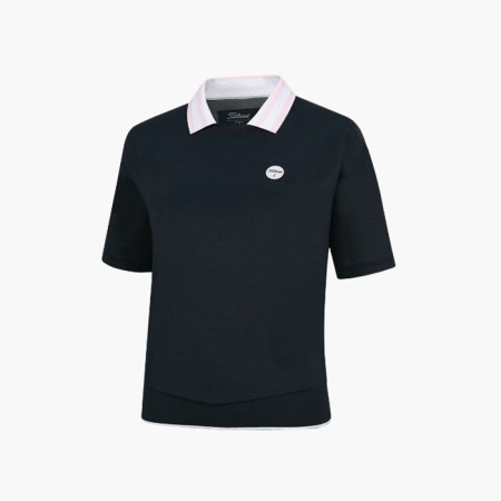 타이틀리스트 여성 피케 폴로 티셔츠 - gol1717x