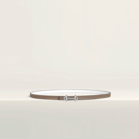 에르메스 여성 감마 버클 리버서블 벨트 - Hermes Womens Gamma Buckle Reversible Belt - bel372x