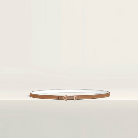 에르메스 여성 감마 버클 리버서블 벨트 - Hermes Womens Gamma Buckle Reversible Belt - bel373x