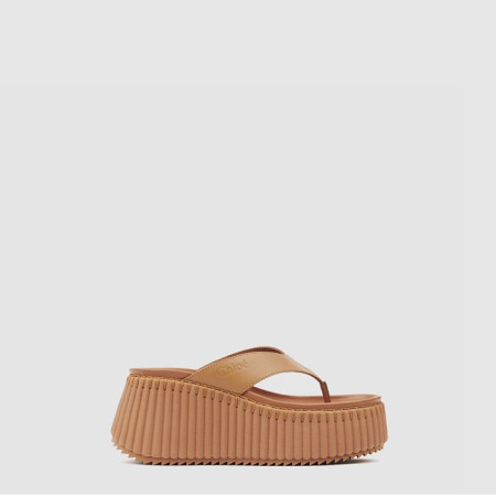끌로에 여성 Nama 웨지 슬라이드 - Chloe Womens Nama Wedge Slide - chs6417x