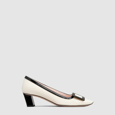 로저비비에 여성 벨 비비에 메탈 버클 펌프스 - Roger Vivier Womens Belle Vivier Metal Buckle Pumps - ros6420x