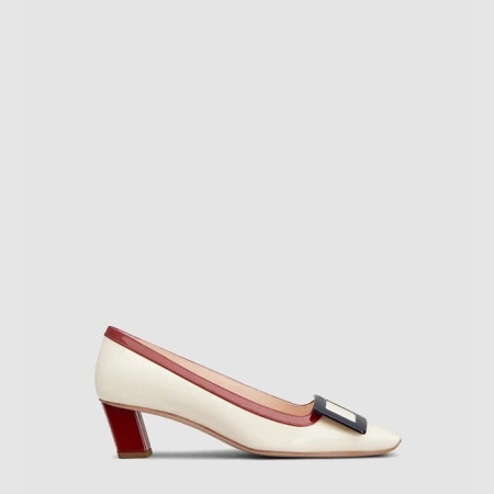 로저비비에 여성 벨 비비에 메탈 버클 펌프스 - Roger Vivier Womens Belle Vivier Metal Buckle Pumps - ros6421x