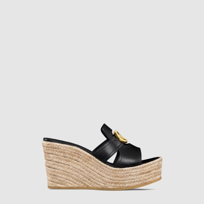 디올 여성 30 Montaigne 뮬 웨지힐 - Dior Womens 30 Montaigne Mule Wedge Heel - dis6478x