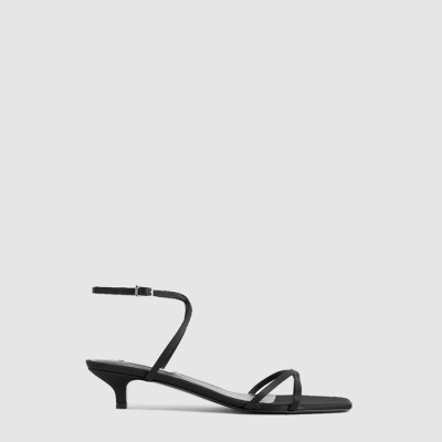 토템 여성 새틴 크로스오버 샌들 - Toteme Womens Satin Crossover Sandals - tos6870x