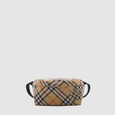 버버리 남성 체크 벨트 백 - Burberry Mens Check Belt Bag - bub7864x