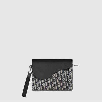 디올 남성 새들 A5 트라이앵글 파우치 - Dior Mens Saddle A5 Triangle Pouch - dib7982x