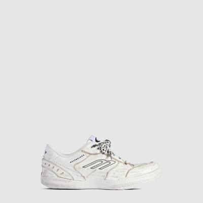 발렌시아가 남성 햄튼스 미디엄 원-아웃 스니커즈 - Balenciaga Mens Hamptons Medium One-Out Sneakers - bas7099x