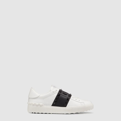 발렌티노 남성 토널 스터드 디테일 락스터드 언타이틀드 스니커즈 - Valentino Mens Tonal Stud Detail Rockstud Untitled Sneakers - vas7139x