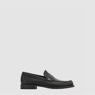 페라가모 남성 간치니 버클 슬립온 로퍼 - Ferragamo Mens Gancini Buckle Slip-On Loafers - fes7183x
