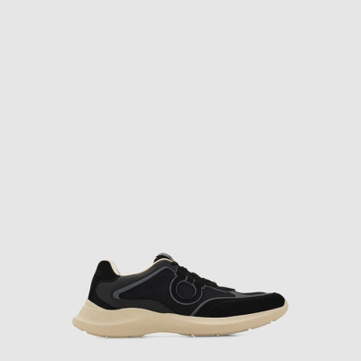 페라가모 남성 간치니 오너먼트 로우탑 스니커즈 - Ferragamo Mens Gancini Ornament Low-Top Sneakers - fes7286x