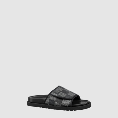 루이비통 남성 마이애미뮬 슬리퍼 - Louis vuitton Mens Miami Mule Slippers - lvs7289x