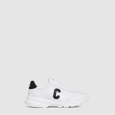 셀린느 남성 러너 CR-02 로우 레이스업 스니커즈 - Celine Mens Runner CR-02 Low Lace-Up Sneakers - ces7313x