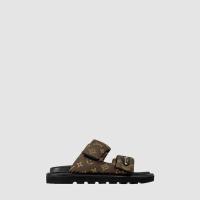 루이비통 남성 풀 필로우 플랫 컴포트 뮬 - Louis vuitton Mens Full Pillow Flat Comfort Mule - lvs7360x