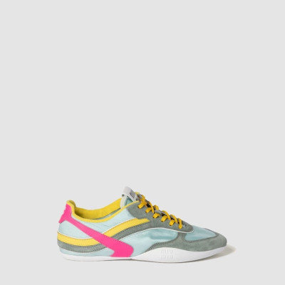 미우미우 남성 스웨이드 스니커즈 - Miumiu Mens Suede Sneakers - mis7389x