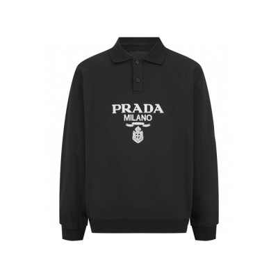 프라다 남성 폴로 긴팔티 - Prada Mens Polo Tshirt - prc7883x