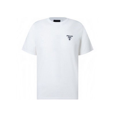 프라다 남성 라운드 반팔티 - Prada Mens Round Tshirt - prc7899x