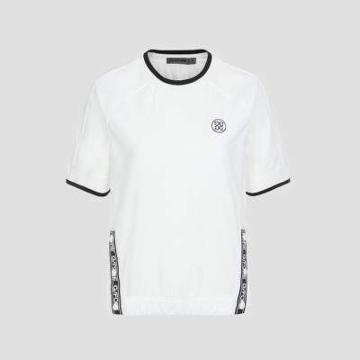 [G/FORE] 지포어 여성 메쉬 하이브리드 풀 오버 티셔츠 - gol1759x