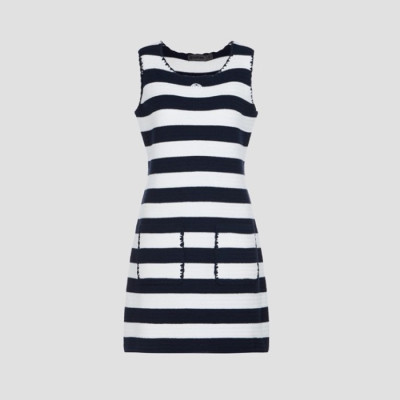[G/FORE] 지포어 여성 스트라이프 니트 드레스 - gol1761x