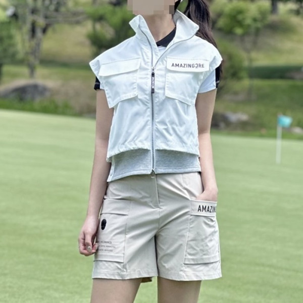 [Amazing Cre] 어메이징크리 여성 에어 셔틀 테크 베스트 - gol1814x